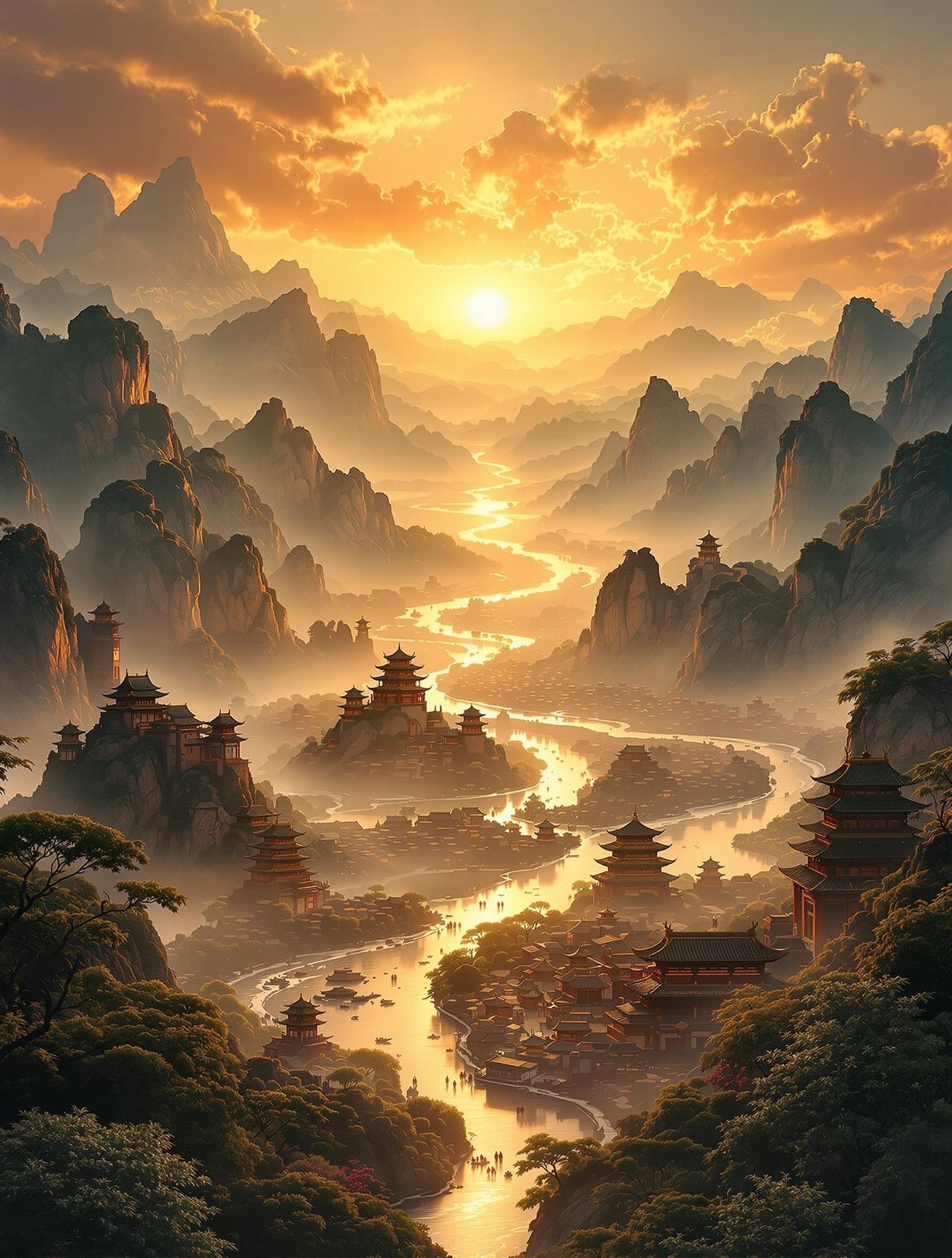 午夜在线作品《山河令》高清海报